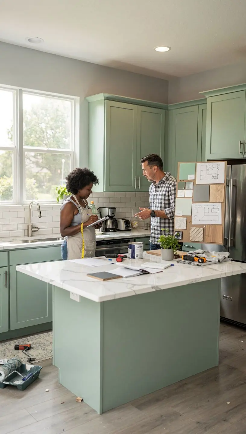 Ванная комната с современными отделочными материалами и стильной сантехникой.